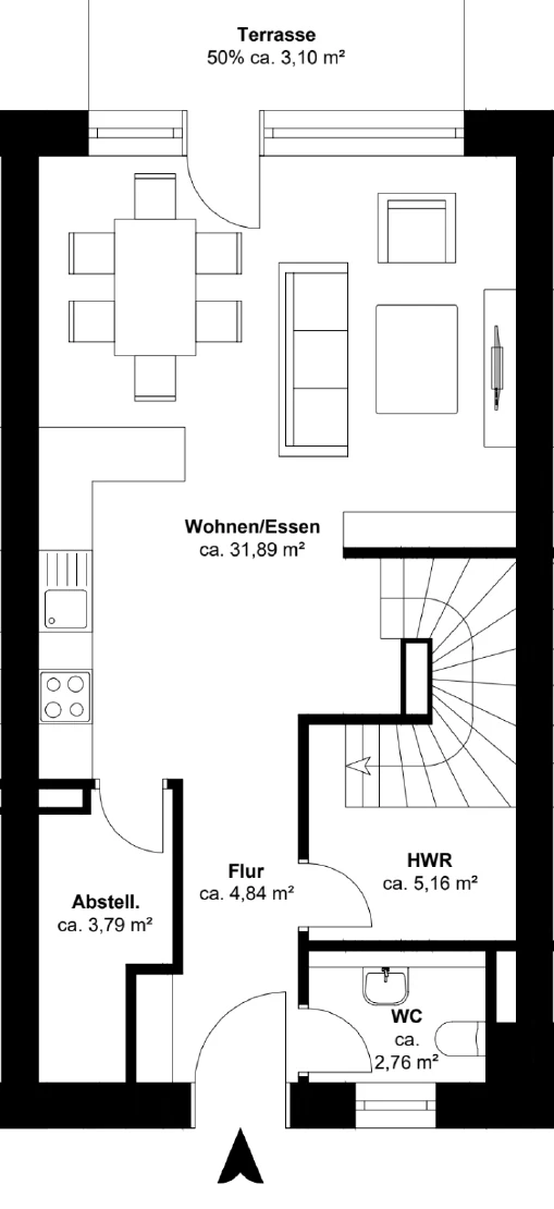 Grundriss Haus 2