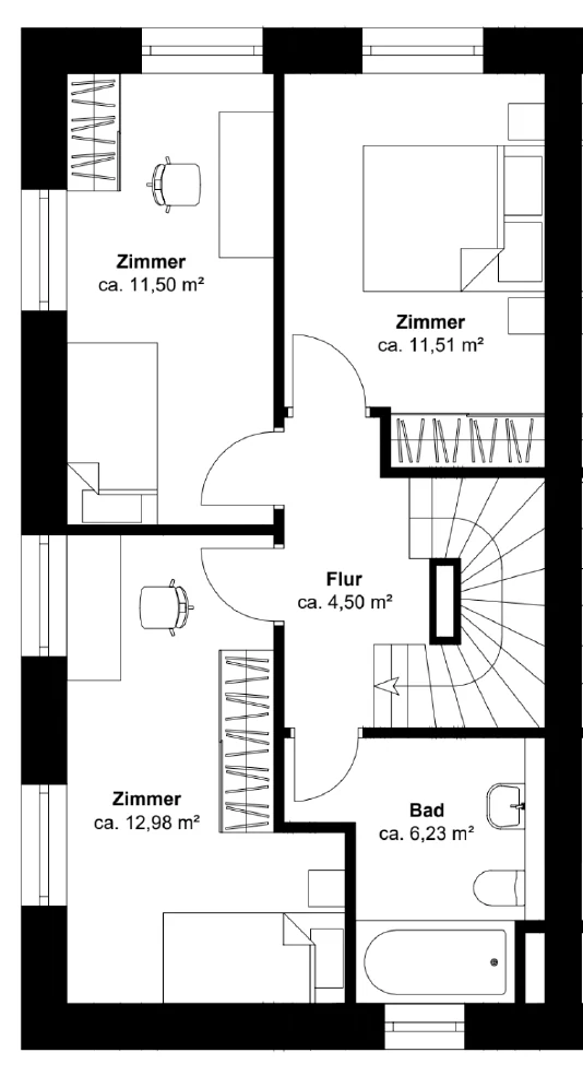Grundriss Haus 4