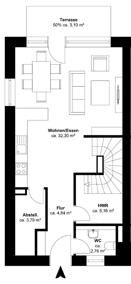 Grundriss Haus 4