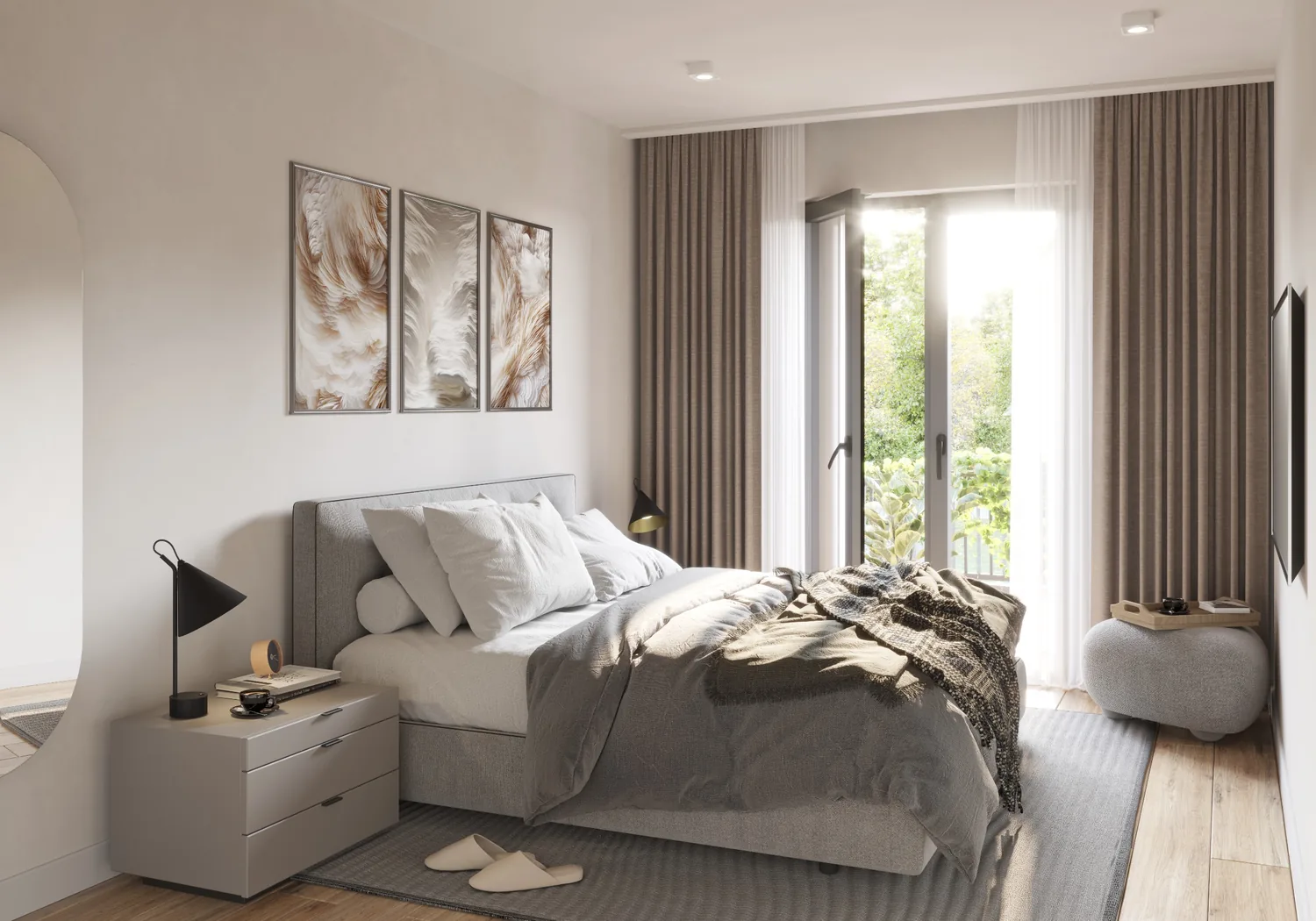 Schlafzimmer (Beispiel-Visualisierung)