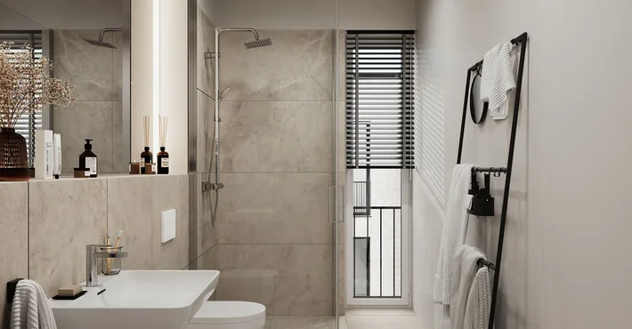 Badezimmer (Beispiel-Visualisierung)