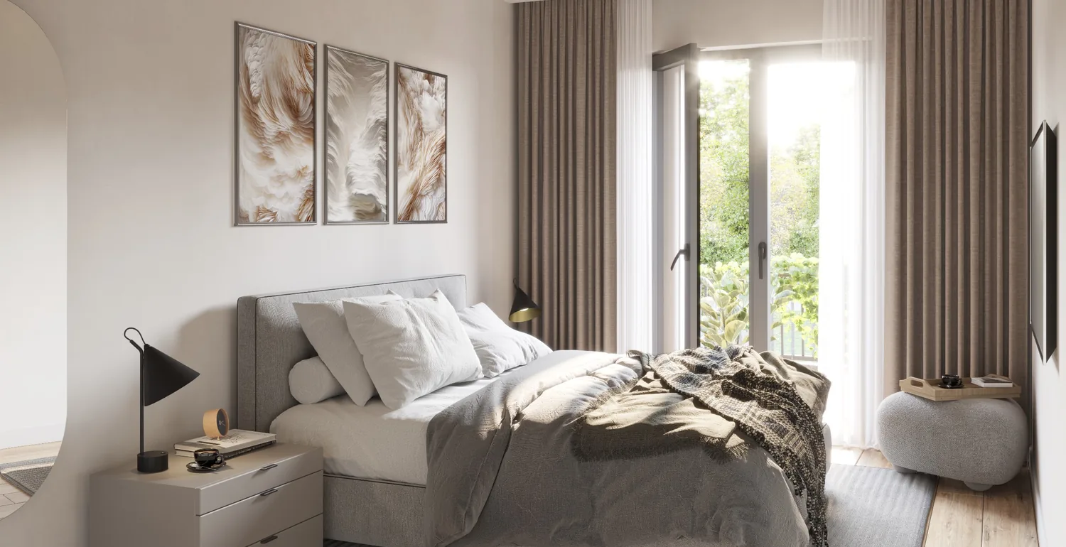 Schlafzimmer (Beispiel-Visualisierung)