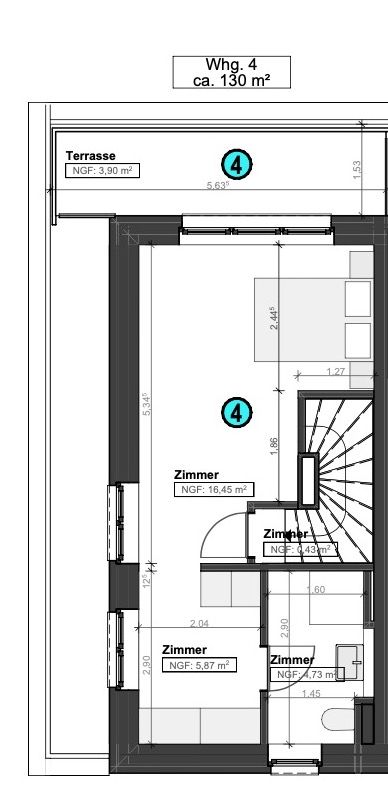 Grundriss Wohnung 3